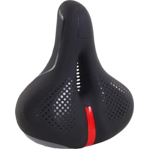 Soft Waterproof Breathable Comfortable Bicycle Saddle Thickened Hollow Bike Bicycle Saddle Protective Cushion Silicone Saddle