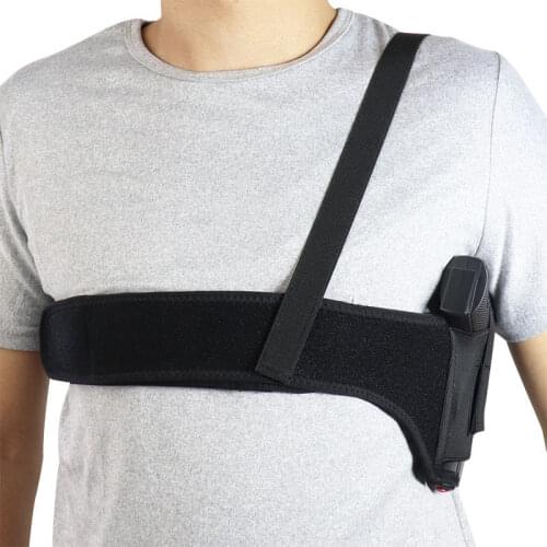 Outdoor Tactical Holster Hidden Breathable Waist and Armpit Holster Gun Accessories