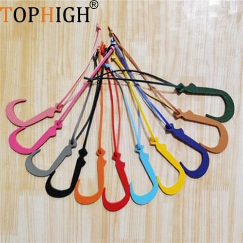 New Custom Made Luxury Genuine Natural Leather Character Alphabet Arabic Letter Keychain Backpack Pendant Ladies Women Bag Charm