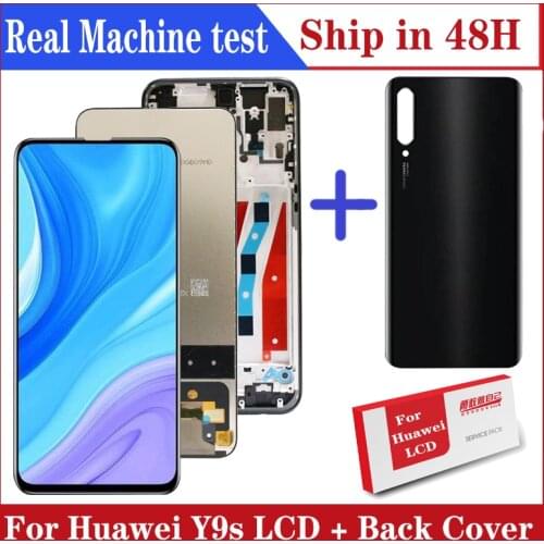 Original 6.59" Display Replacement For Huawei Y9S LCD Touch Screen Digitizer Assembly For HUAWEI Y9s LCD with back cover