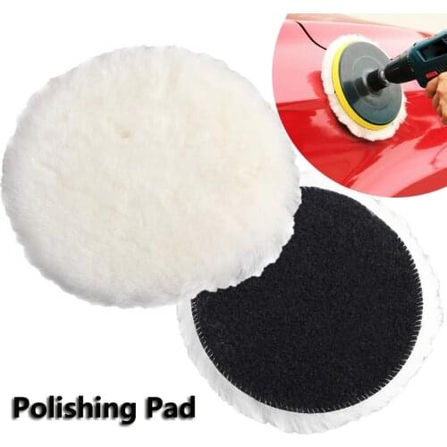 2/3/4/5/6/7 Wool Polishing Pad Car Body Waxing Polisher Pad For Polisher Machine Waxing Polishing Buffing Car Polishing Tools