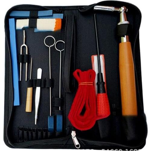 14-piece/set Professiona Fixed Piano Tuning Tool Kit Hammer Hardwood Lever Tuning Wrench Tuning Spanner For Piano Tuning Tool