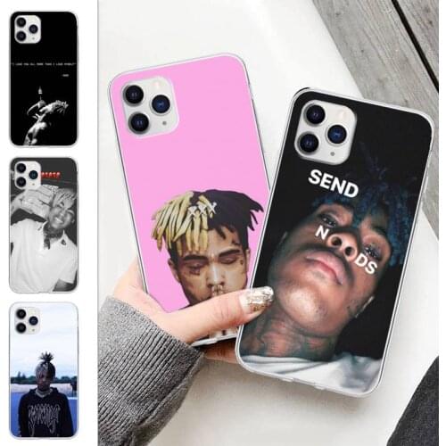Nice XXX Tentacion Mobile Phone Transparent Case For Iphone 5 6 7 8 X 11 12 PRO MAX SE Protect TPU Cover