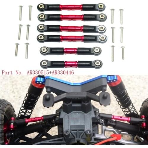 ARRMA 1/10 GRANITE 4X4 MEGA MOSTER TRUCKALUMINUM ADJUSTABLE TIE RODS AR330515+AR330446 MAG160