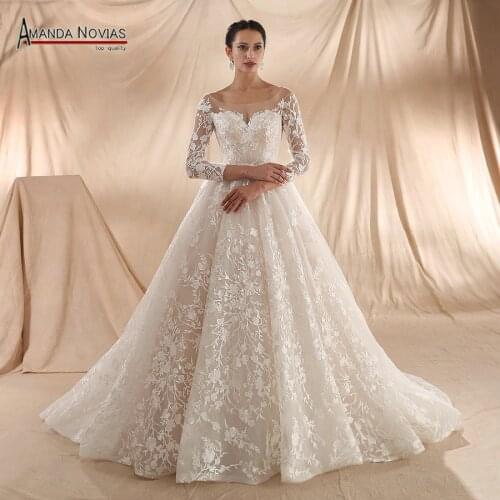 Robe De Soiree 2022 New Arrival Wedding Dress Champagne Wedding Dress Actual Real Photos