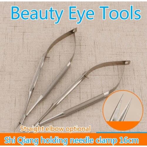 Shi Qiang Microneedle Needle Holder Microsurgery Stainless Steel Needle Holder