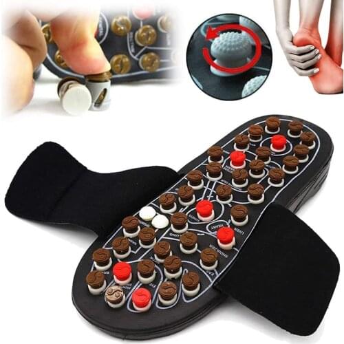 Foot Massage Slippers Acupuncture Therapy Massager Shoes For Foot Acupoint Activating Reflexology Feet Care Ball Roller Slippers