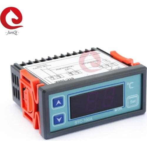 Elitech STC-100A Temperature Controller NTC sensor AC 220V Refrigerator Thermostat Regulator Heating Controller