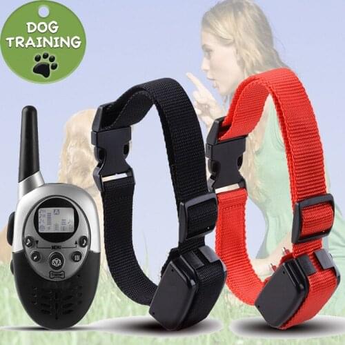 JanPet 1000M Remote Control Dog Trainer Waterproof and Rechargeable LCD Pet Dog Training Collar Electric Shock Dog Control