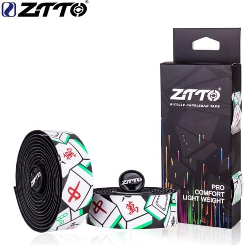 ZTTO Road Bike Bar Tape Chinese style Mahjong Handlebar EVA PU Tape High Quality Durable Shock-Proof Roadbike Bartape Accessary