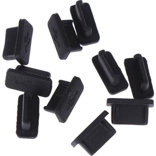 10pcs P9 Charger Type C Plug Cover USB 3.1 Type C Anti Dust Rubber Dust Plug For Macbook For Huawei