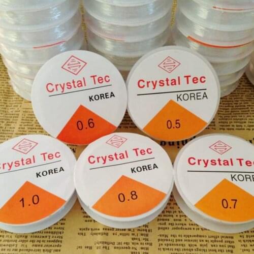 10Rollsx10M Translucent 1.0-0.5mm Stretch Elastic Beading Cord/String/Thread Jewelry Accessories