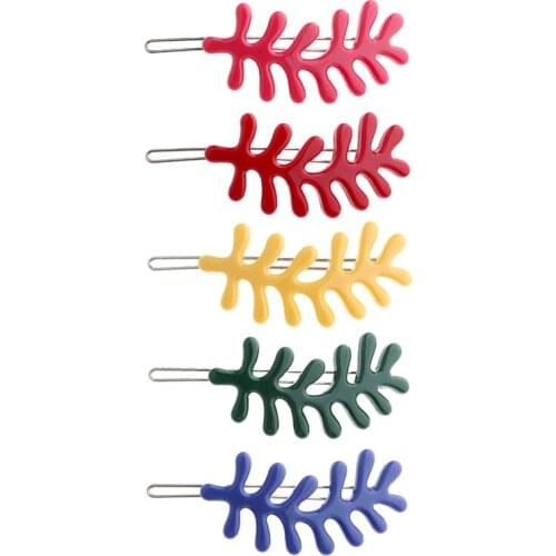 5mm Factory Direct Supplies frog clips sweet cute mimosa hairpin candy color acrylie hair accessories