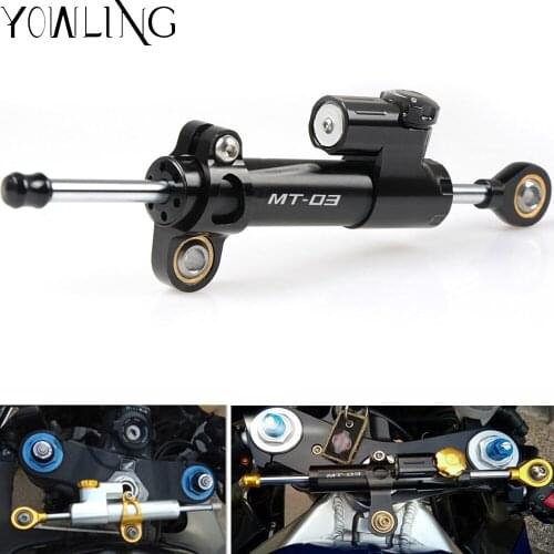 Motorcycle Accessories Adjustable Steering Stabilize Damper Mounting kit for YAMAHA MT03 MT 03 MT-03 2013 2014 2015 2016