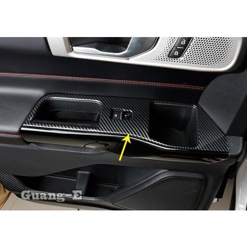 Car Armrest Handrail Inner Door Window Glass Switch Panel Cover Trim Stick Parts Frame For Ford Explorer U625 2019 2020 2021