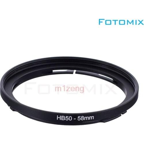 B50/HB50-52/55/58/62/67/72/77/82mm Bayonet Step Up Screw lens Filter Thread adapter for Hasselblad Bay 50 camera