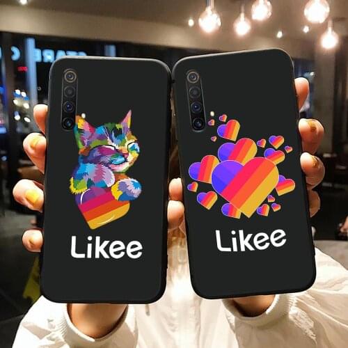For Oppo Realme 6 Pro Case TPU Silicone Soft Funny Likee Case for Oppo Realme Q Phone Back Cover Realme 3 5 XT X2 X50 Coque Case