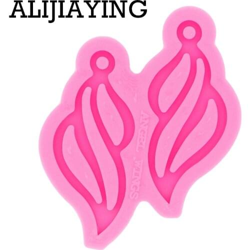 DY0413 Glossy Tassel Shape Popular Earrings Silicone Mold Resin Pendant Mould for Epoxy Jewelry Making DIY Crafts
