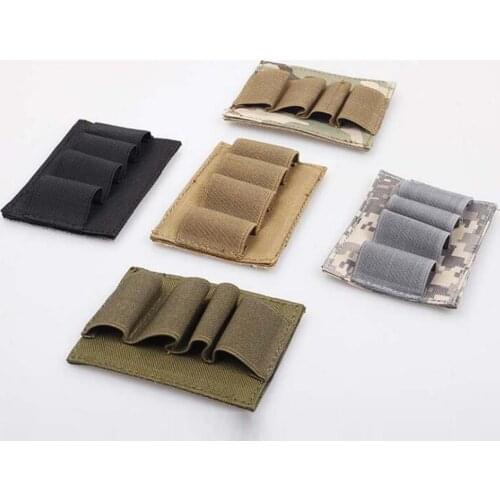 Airsoft Magazine Pouch Hunting Bag Shell Ammo Carrier Holder 4 Rounds 12Ga Military Gaine Tactical Rifle Mag Pouch Accessories