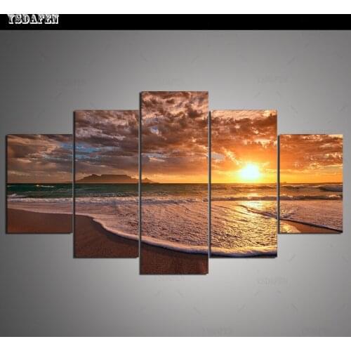 HD print olieverf Film modulaire foto Scenery poster kind room decor woondecoratie 5 stks canvas art z407