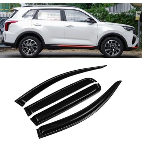 For Kia Sportage 2017 2018 2019 2020 2021 Window Visor Wind Rain Sun Smoke Guard Deflector Vent Shade Awning Shelter Raincoats