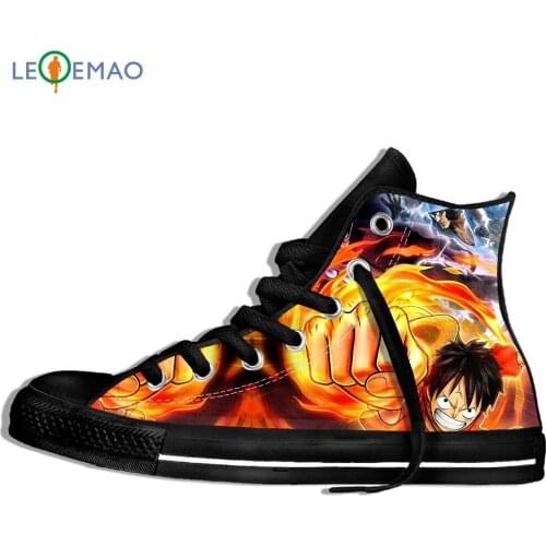 Creative Design Custom Sneakers Hot One Piecefor Men/high Quality Harajuku One Piece Trends Comfortable Ultra Light Sports Shoes