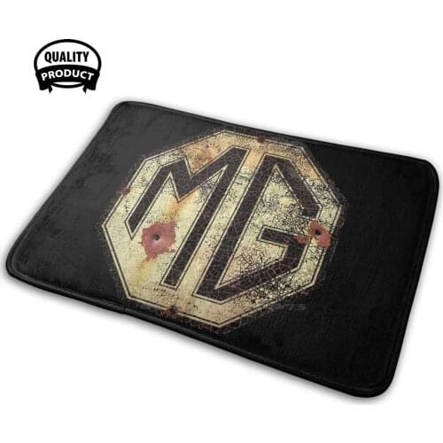 Mg Cars Abingdon England Rust Never Sleeps 3D Soft Non-Slip Mat Rug Carpet Cushion Mg Cars Abingdon England Rust Never Sleeps