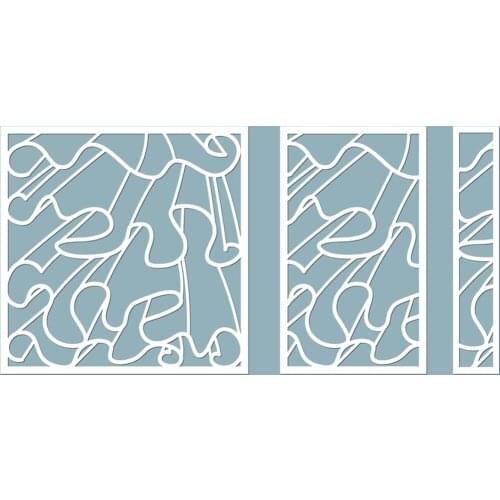 Abstract Lines Panels Craft Paper Dies Cut For Card Making Diy Scrapbooking Dies Metal 2021 Embossing New