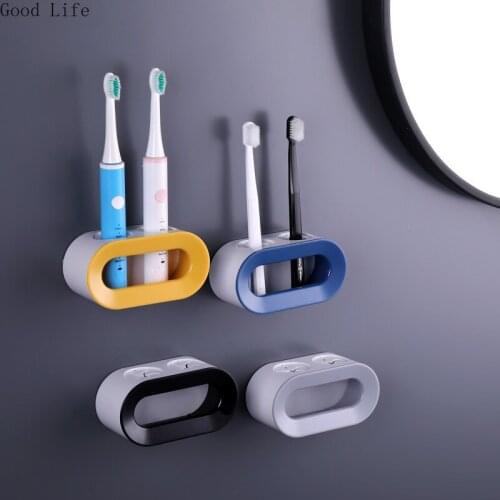 Electric Toothbrush Holder Wall-Mounted Storage Base Stand Organizer Kids Tooth Brush Storage Rack Bathroom Tools