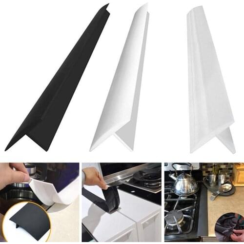 Kitchen Stove Counter Gap Cover Gap Anti-dirty Sealing Rubber Strip Cover 53.5x5.6x1cm