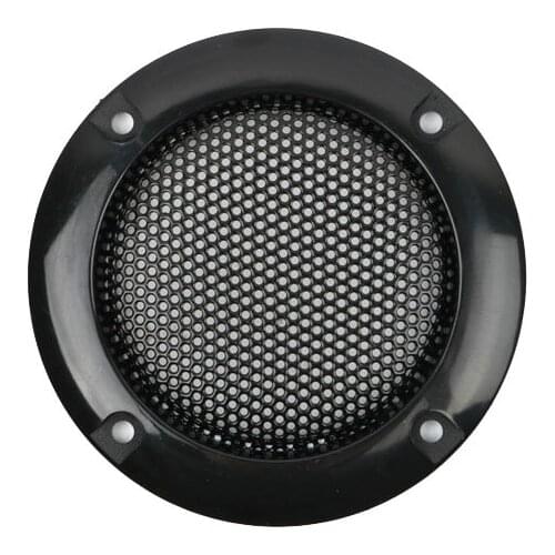 SOTAMIA 2Pcs 3 Inch 73MM Subwoofer Speaker Grill Black Mesh Enclosure Net Protective Cover Decorative DIY Speaker Accessories