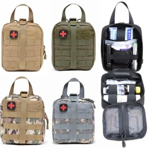 Tactical First Aid Kits Pouch Outdoor Molle EMT Emergency Patch Bag Portable Medical Survival EDC Accessories Storager Bag