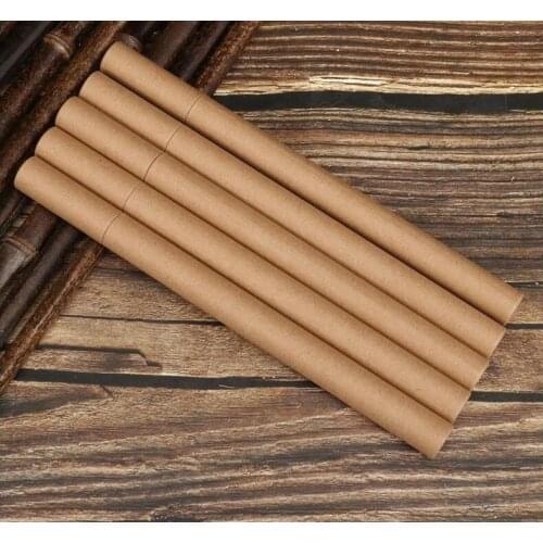100pcs Kraft Paper Incense Tube Incense Barrel Small Storage Box for 10g/20g Joss Stick Convenient Carrying SN3476