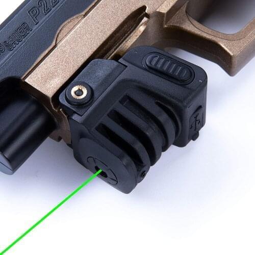 USB Rechargeable Taurus g2c Compact Green Laser Pointer Sight 9mm Pistol Glock 17 19 CZ 75 Defense Weapons Lazer