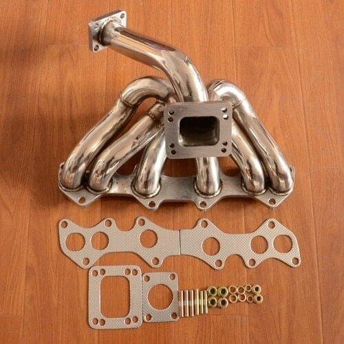 Top Mount Turbo Manifold for Toyota 1JZ-GTE VVTI JZX100 Supra GS300 1JZX100 96-01 2.5L t3/t4