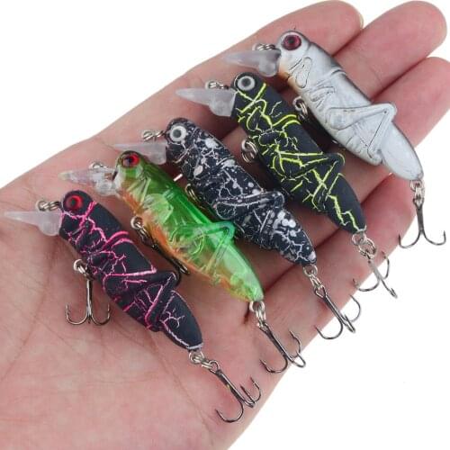 Wobblers Jerkbait 5 Colors 5.5cm 3.5g Hard Mini Bait Small Minnow Crank Fishing lures Bass Fresh Salt Water Tackle Sinking Lure