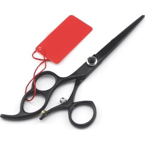 Japanese Hair Salon Tools Barber Shears Rotary handle left hand Hair Cutting Scissors Barber Scissors 6" Cut Hair Scissor