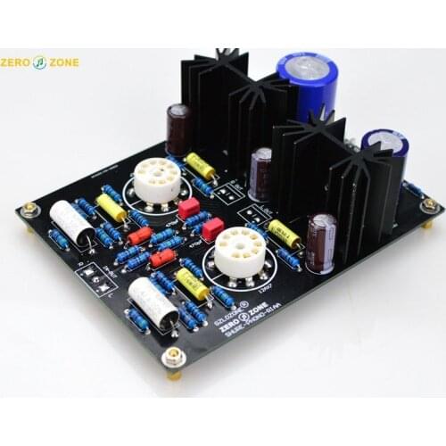 ZEROZONE HIFI Tube MM RIAA Turntable Phono Preamplifier Kit Base on SHUER M-65 --L10-46