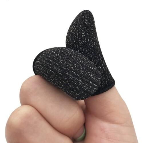 10pcs Mobile Game Fingertip Gloves for Gamer Sweatproof Anti-slip Touch Screen Finger Sleeve Breathable Gaming Fingertip Cover