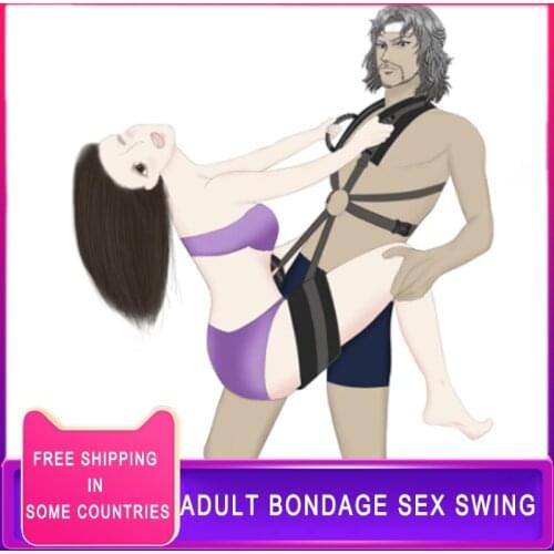 18+ Easy Access Portable Thigh Restraint Sling for Fetish Bondage Unisex Sex Swing Toy Sex Chaises Sex Meubles Adult Sex Toys