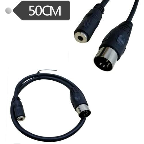 3.5 female audio plug to MIDI 5 cores audio cable audio output MIDI5 core DIN5P 0.5 m