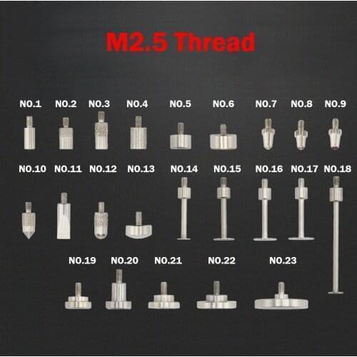 5mm 6mm 8mm 10mm OD M2.5 Thread 20mm 60mm Length T Shape Type Measuring Meter Guage Test Pin Level Dial Indicator Tip Probe