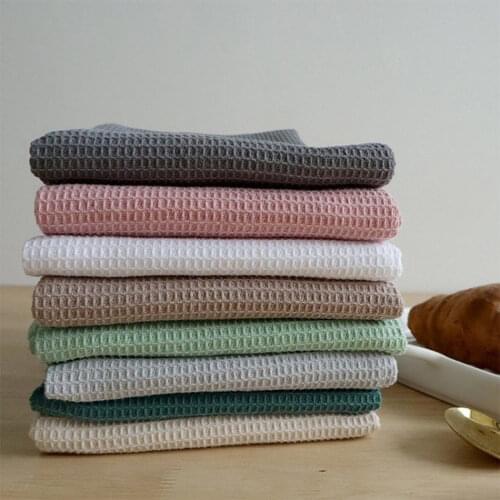 6pcs Large Tea Hand Dish Absorbent Towel,45x65cm Cotton Waffle Weave Kitchen Towel Set ,Cloth Napkins,Ultra Soft Dish Rags