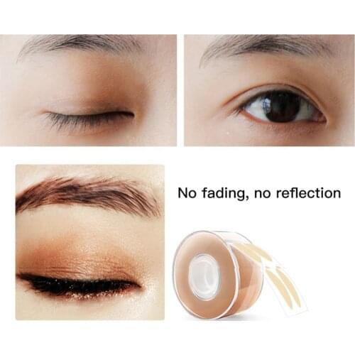 600Pcs/box Gauze Mesh Lace Invisible Double-fold Eyelid Sticker Transparent Invisible Self-adhesive Eyelid Tape Sticker