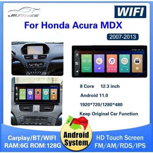 Horizontal Screen Android Car Radio For Honda Acura MDX 2007 2008-2013 Auto Stereo Multimedia Player GPS Navigation Head Unit