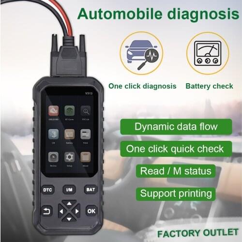 V313 Automatic Scanning Diagnostic Tool Enhanced Universal OBD II Scanner Car Engine Fault Code Reader CAN Diagnostic Tool 1996