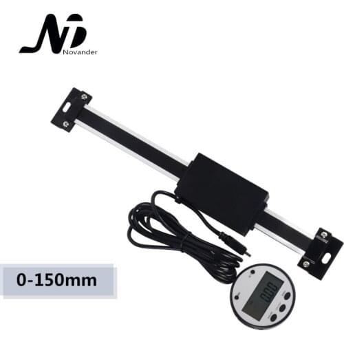 Free Shipping 0-150mm Digital Table Readout linear scale DRO Magnetic Remote External Display for Bridgeport Mill Lathe