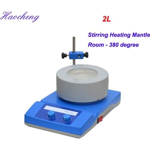 Free shipping, 2L laboratory heating mantle with magnetic stirrer