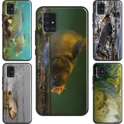 CARP FISH FISHING Case For Samsung A52 A12 A32 A42 A72 A21S A20e A02 S A10 A30 A40 A50 A70 A11 A31 A51 A71