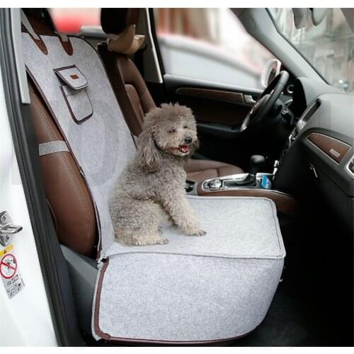 Pet Car Seat Cover Puppy Basket Anti-Silp Pet Car Carrier Cushion Dog Cat Car Booster Outdoor Travel Car Seat Pet Protector